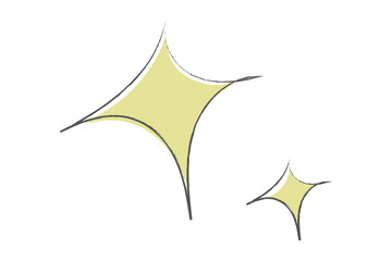 シンプルなデザインにっぴったりのキラキラあしらい