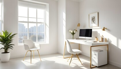 Photo interior modern design room 3d design	
