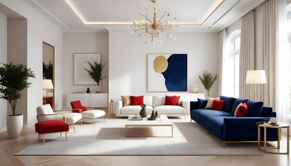 Photo interior modern design room
