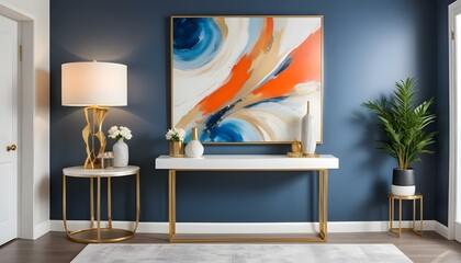 Photo interior modern design room 3d design