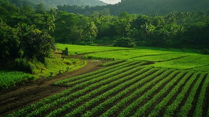 High-tech irrigation systems optimizing water usage in farming