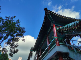 View of the Good Wish garden at Sik sik Yuen Wong Tai Sin temple, Hong Kong.
