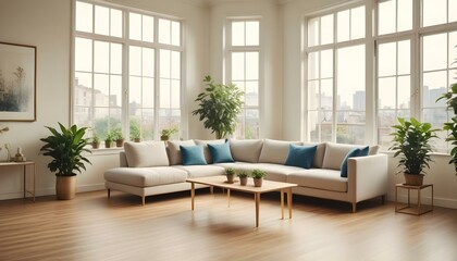 Photo interior modern design room 3d design