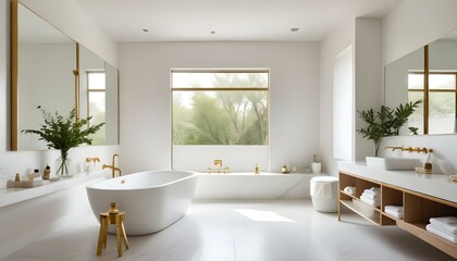 Fototapeta premium Photo interior modern design room 3d design