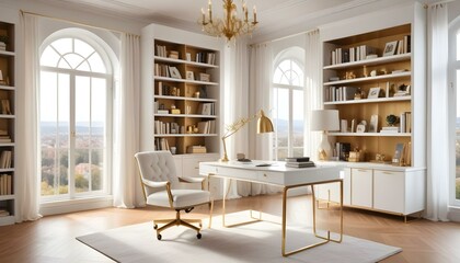 Photo interior modern design room 3d design