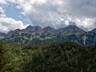 Fototapeta premium View on Triglav National Park, Slovenia