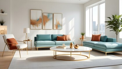 Fototapeta premium Photo interior modern design room 