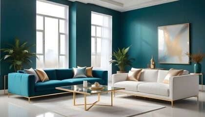 Fototapeta premium Photo interior modern design room 