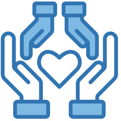 Fototapeta premium Compassion Icon