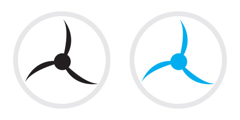 propeller icon set, propeller icon isolated on white background. vector illustration. © Rama