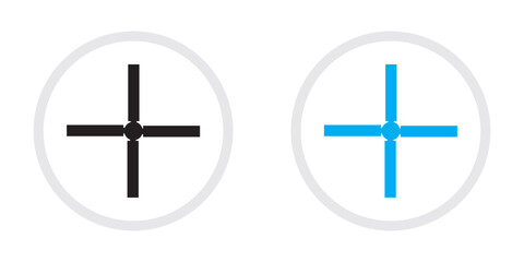 Obraz premium propeller icon set, propeller icon isolated on white background. vector illustration.