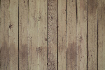 Fototapeta premium Wooden textured background made of natural wooden planks, close-up