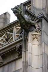 detail of the cathedral of Manchester