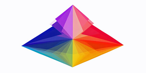 Fototapeta premium art abstract shapes background, ai generated 