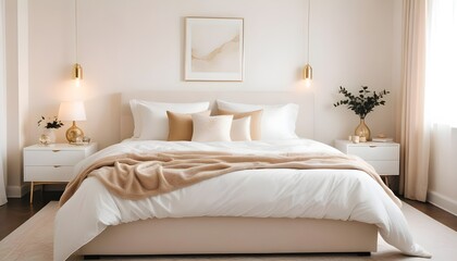 Photo interior modern design room 3d design