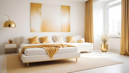 Photo interior modern design room 3d design