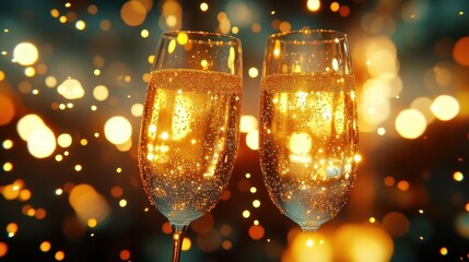 Cheers with glowing AR celebratory toasts, dynamic party atmosphere, soft warm lighting, photorealistic