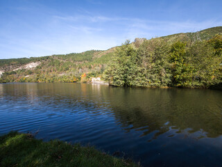 Autumn Landscape of Pancharevo lake,  Bulgaria