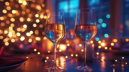 New Year s party with glowing AR interactive features, dynamic indoor celebration setting, soft warm lighting, photorealistic