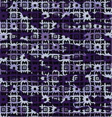 Motif colored  camouflage pattern