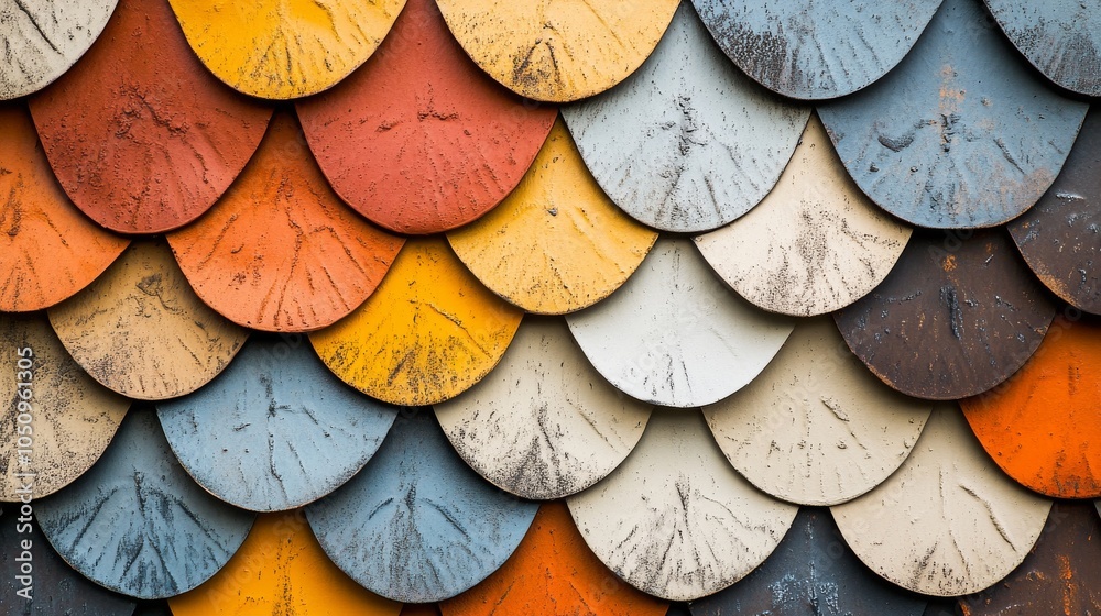 Aufkleber Embracing differences with abstract patterns in contrasting tones, symbolizing acceptance and respect, photography style