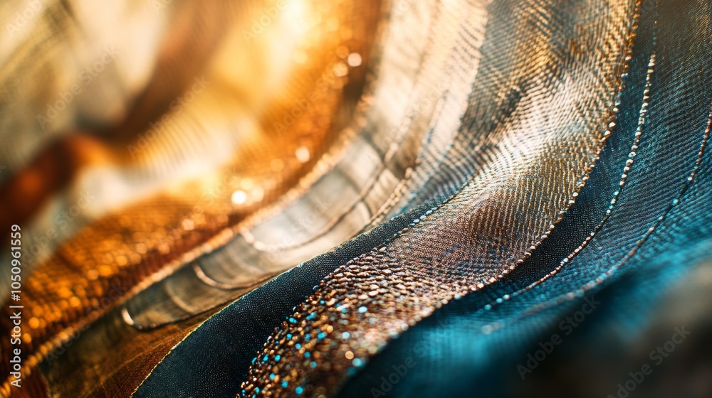 Poster embracing diversity through abstract patterns in warm and cool tones, symbolizing inclusiveness and 