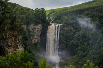 Fototapeta premium Karkloof waterfall in midlands meander KZN