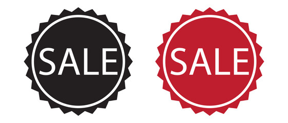 sale stamp, badge, Sale and stickers icon set vector. sale stamp on vintage grunge style. vector illustration.