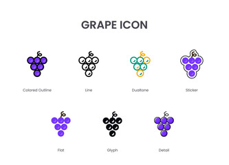 GRAPE ICON SET COLLECTION