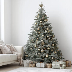 christmas tree with presents