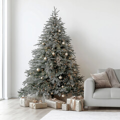 christmas tree with gifts