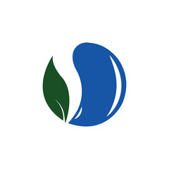 Tree leaf vector logo design  eco-friendly concept