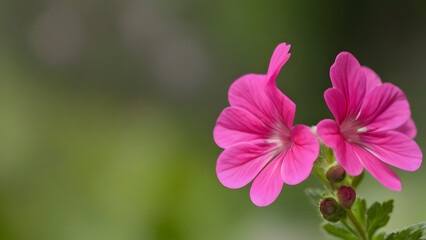 Fototapeta premium pink and white flowers