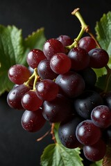 A bunch of green and black grapes, Fresh graps images