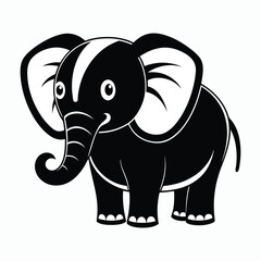 easy elephant vector
