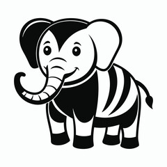easy elephant vector