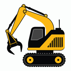 excavator vector