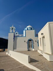 Beautiful church in Fyropotamos, Milos, Greece