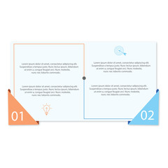 Fototapeta premium Business infographics template for presentation, education, web design, banners, brochures