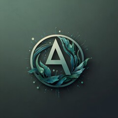 symbol on green background