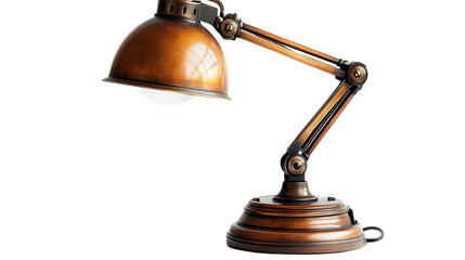 Desk lamp isolated on Transparent background