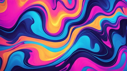Obraz premium abstract colorful background with waves