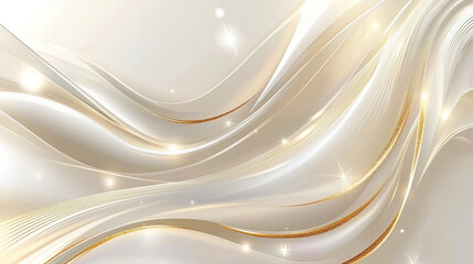 Fototapeta premium abstract golden wave background, promotion advertisement poster