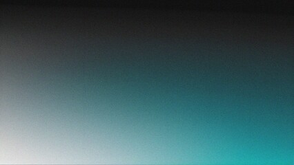 Fototapeta premium Green grainy noisy color gradient banner, dark textured poster header cover backdrop design