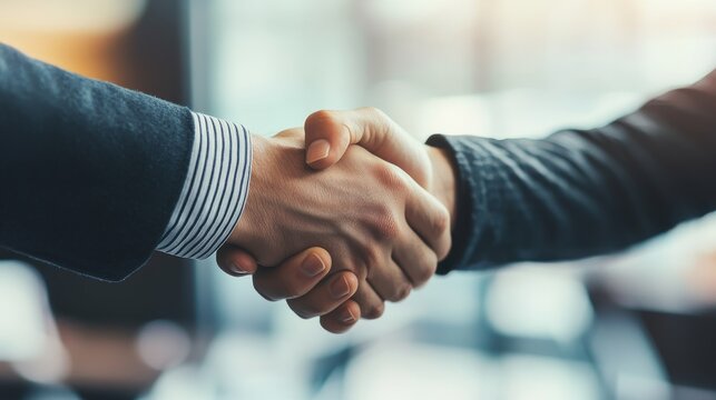 Group, business people and shaking hands for welcome, introduction or meeting in office. Handshake, smile and team with deal for collaboration, agreement or thank you for b2b partnership opportunity