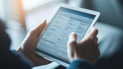 Exploring the digital interface the modern interaction between users and technology through a tablet device