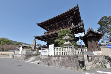 清涼寺　仁王門　京都市右京区嵯峨