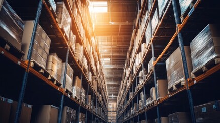 Efficient warehouse management optimizing space and workflow in modern storage facilities