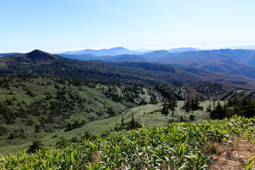 八幡平　10月　青空