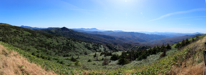 八幡平　10月　青空	